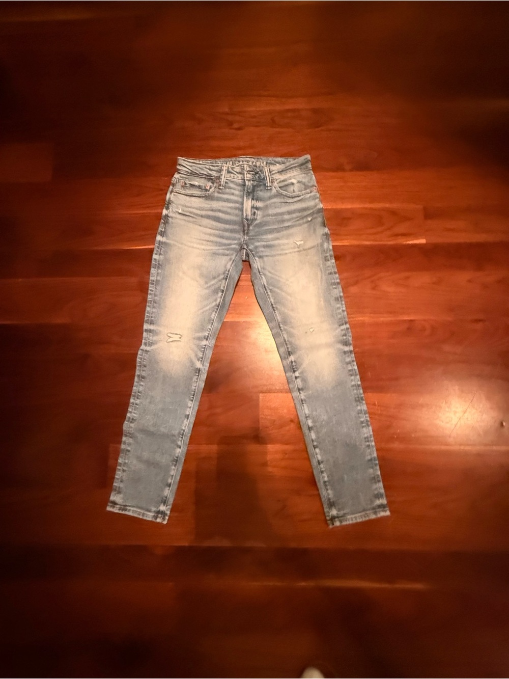 American Eagle AirFlex+ Skinny Jeans Men’s 28x30 Light Wash